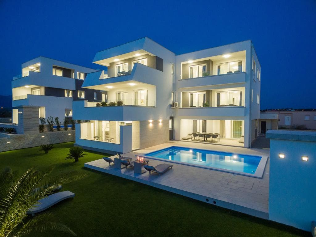 Pool Maris A 4 Apartment mit Terrasse in Novalja Ansicht 2