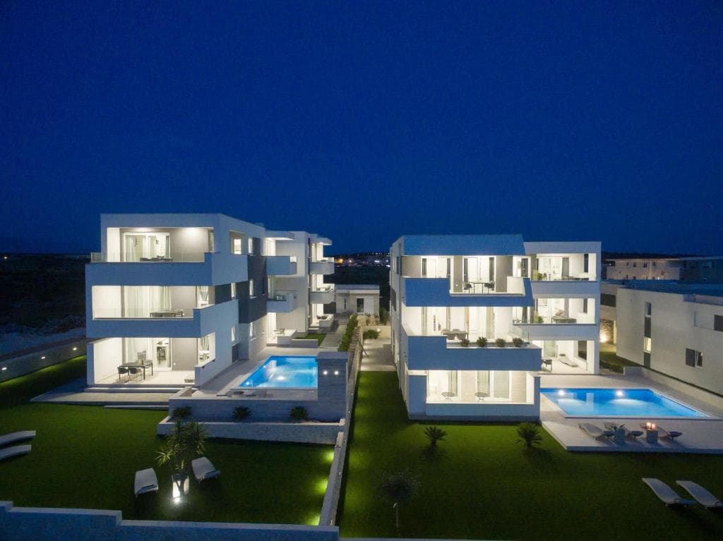 Pool Maris B 4 Apartment mit Terrasse in Novalja Ansicht 5