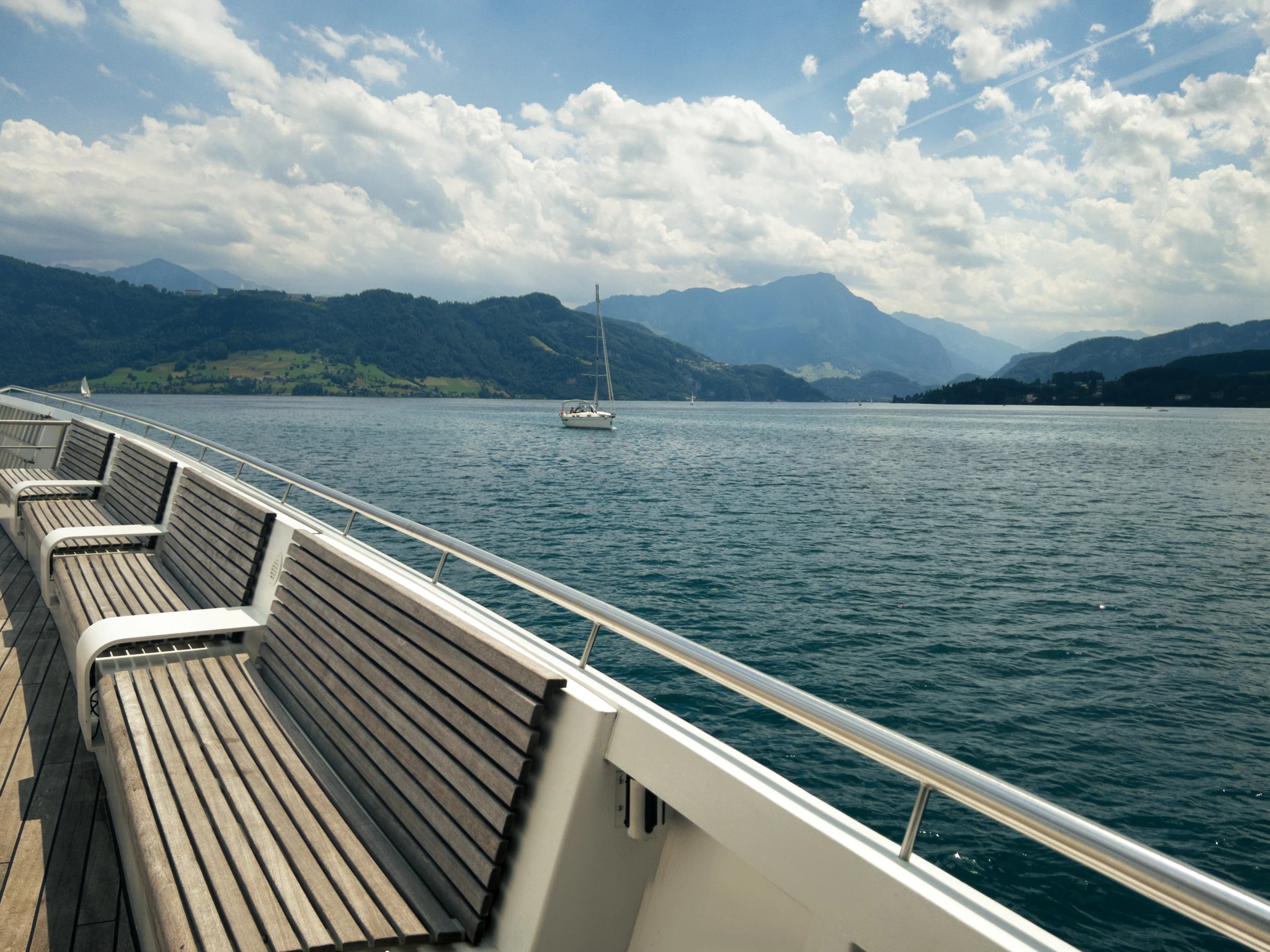 a boat on the water