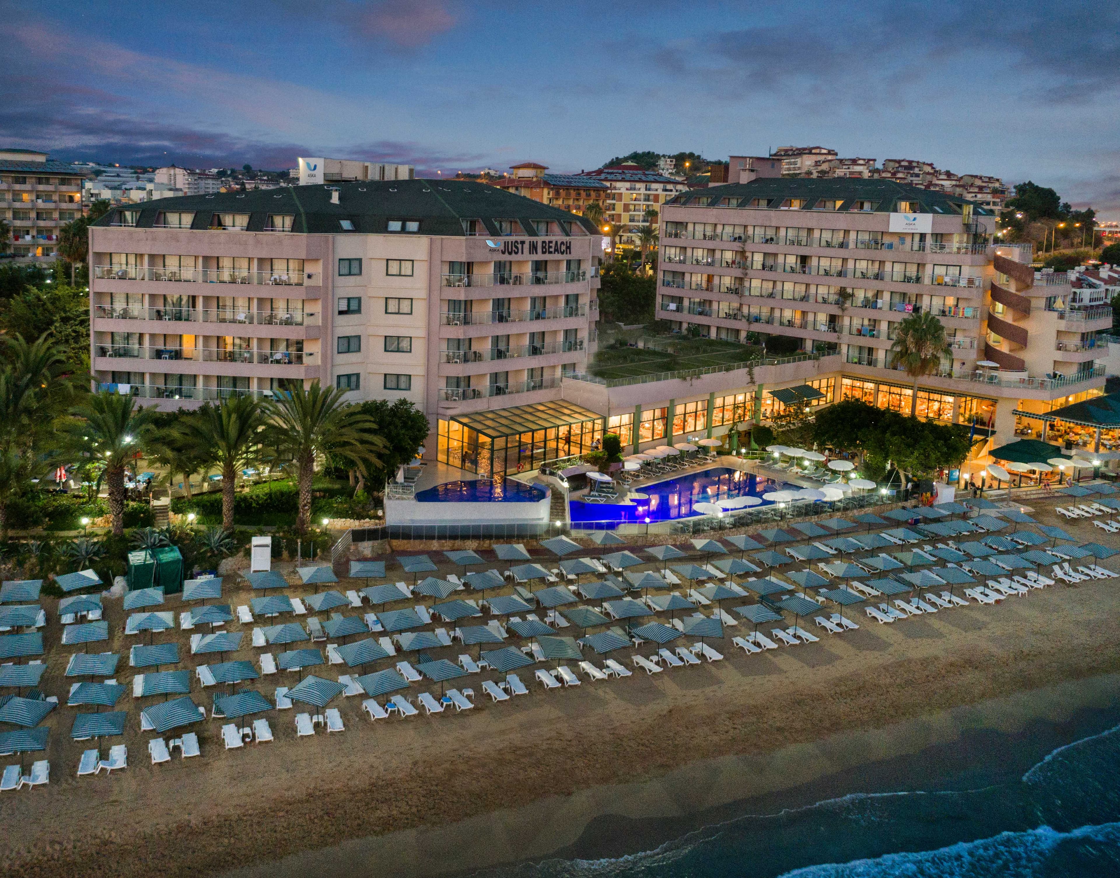 Aska Hotel Just in Beach Ansicht 2