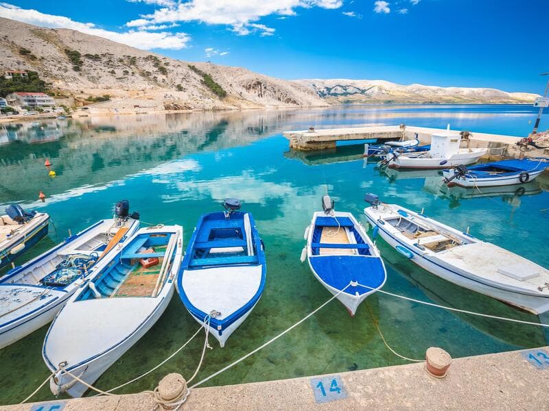 Rundreisen Kroatien: Blaue Reise per Rad & Motorsegler ab/an Rijeka